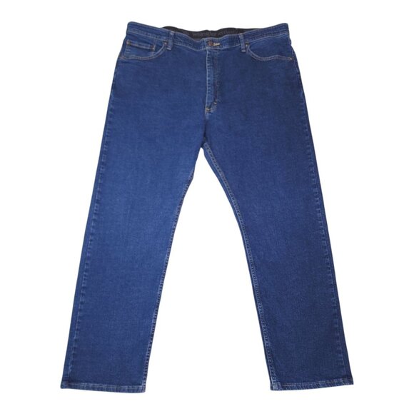 Wrangler 2 Pair Mens Authentics Denim Jeans 40X30 Relaxed Fit Stretch Waistband - Picture 8 of 13